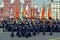 Officers Of the air force Academy named after Professor N.E. Zhukovsky and Yu. a. Gagarin at the dress rehearsal of the parade on