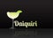 Official cocktail icon, The Unforgettable Daiquiri cartoon illustration