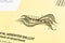 Official Election Mail Logo Print On Yellow Mailing Envelope