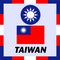 Official ensigns, flag arm of Taiwan