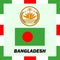 Official ensigns, flag and coat of arm of Bangladesh