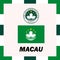 Official ensigns, flag of Macau