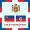 Official government ensigns of Liechtenstein