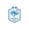 official logo of france football federation vector illustration