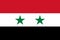 Official national Syria flag background