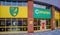 The official Norwich City football club shop at Carrow Road