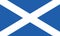 Official vector flag of Scotland