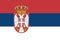 Official vector flag of Serbia