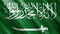 Official waving flag of saudi arabia, kingdom of saudi arabia,
