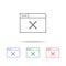 offline browser icon. Elements in multi colored icons for mobile concept and web apps. Icons for website design and development, a