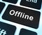 Offline Key Shows Internet Communication Status