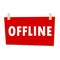 Offline Sign - illustration