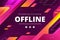 Offline twitch banner background design