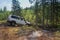 Offroad adventure on Toyota in the forests of Karelia