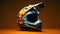 Offroad motocross helmet. Generative AI