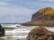 Offshore lighthouse on the Oregon Coast