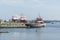 Offshore support vessels DOF Geosea, Fugro Searcher and Fugro Enterprise docked in New Bedford