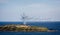 Offshore wind farm in the Baltic Sea off the coast of Copenhagen, Denmark