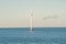 Offshore wind turbine generating electricity