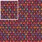 Ogee colorful tulip seamless pattern