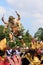 Ogoh-Ogoh Parade at the Cross-Cultural Carnival Festival in Semarang, Indonesia