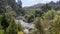 Ohinemuri river flowing through the Karangahake gorge