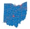 Ohio state political map
