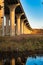 Ohio Turnpike high bridge and canal