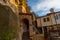 OHRID, NORTH MACEDONIA: Beautiful view of the Orthodox monastery, the cave church of St. Stephen