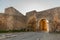 OHRID, NORTH MACEDONIA: Old Fortress Wall entrance to the old town of Ohrid, UNESCO World Heritage Site