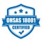 Ohsas 18001 certified icon