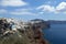 Oia outlook with village and sea