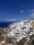 Oia outlook with village and sea