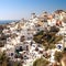 Oia village in Santorini island.