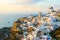 Oia village at Santorini island, Greece