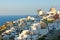 Oia village at Santorini island, Greece