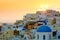 Oia village at sunset, Santorini island, Greece