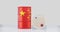 Oil barrel in china and russia flag