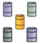 oil barrel pixel art.