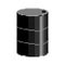 Oil barrel pixel art. 8 bit cask petroleum