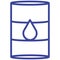 oil Barrel Vector icon which is suitable for commercial work
