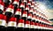 Oil barrels with flag of Egypt - 3D illustration