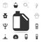 Oil bottle icon. Detailed set of web icons and signs. Premium graphic design. One of the collection icons for websites, web design