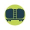 oil container flat train. Vector illustration decorative design