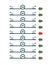 Oil derrick icons and abstract price list