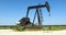 Oil Derricks in Hagerman National Wildlife Refuge