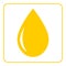 Oil drop flat icon 1