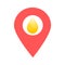 Oil drop or honey location map pin pointer icon. Element of map point for mobile concept and web apps. Icon for website design and