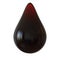 Oil drop petrol gasoline droplet black. Petrolium liquid fuel symbol