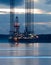 Oil Exploration Rig at Dawn
